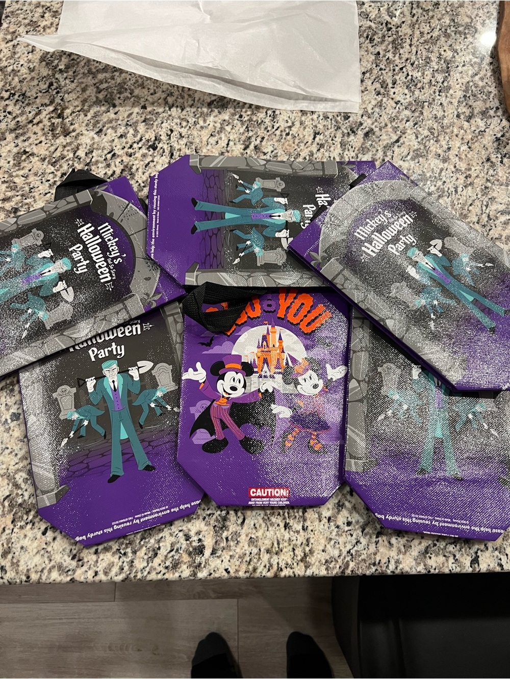 Mickeys Halloween Party Trick or Treat bags - Picture 2 of 2